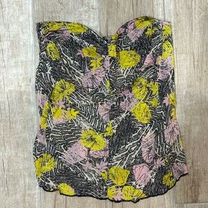 Free People Strapless Floral